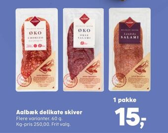 Aalbæk delikate skiver