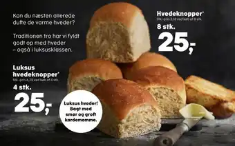 Luksus hvedeknopper