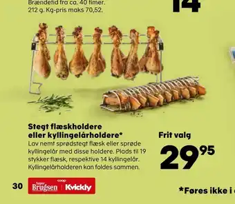 Stegt flæskholdere eller kyllingelårholdere