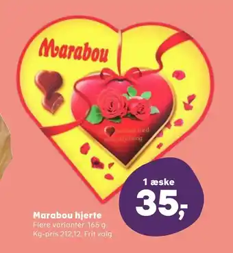 SuperBrugsen Marabou hjerte tilbud