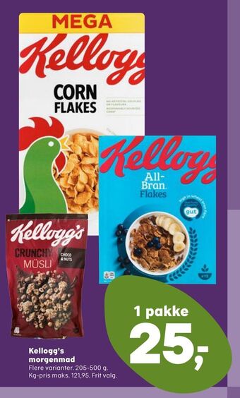 SuperBrugsen Kellogg's morgenmad tilbud