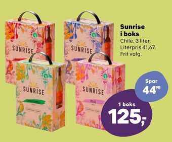 Sunrise i boks