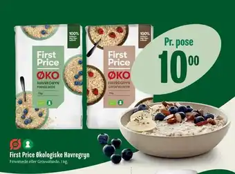 Min Købmand First Price Økologiske Havregryn tilbud
