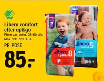 SPAR Libero comfort eller up&go tilbud