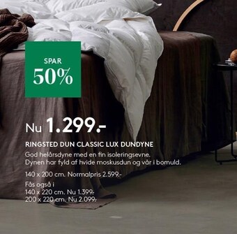 SengeSpecialisten ringsted dun classic lux dundyne tilbud