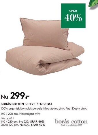 SengeSpecialisten Borås cotton breeze sengetøj tilbud
