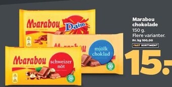Netto Marabou chokolade tilbud