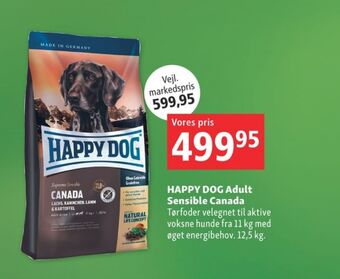 Happy dog hundefoder