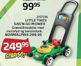 Little tikes gas'n go mower