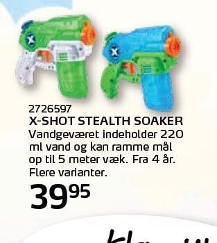 Legekæden X-shot stealth soaker tilbud