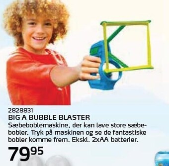 Legekæden Big a bubble blaster tilbud