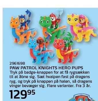 Paw Patrol Knights Hero Pups