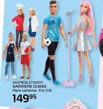 Legekæden Karriere dukke tilbud
