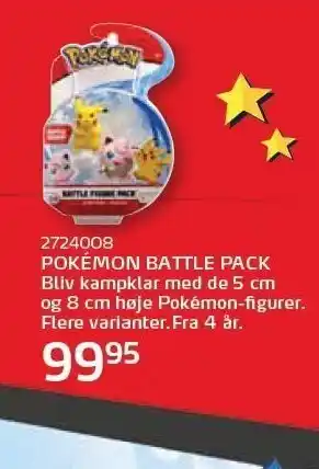 Legekæden Pokemon battle pack tilbud