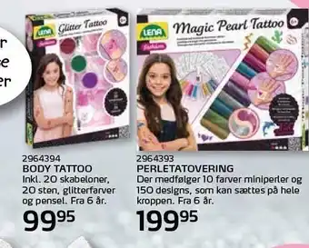 Body Tattoo el. Perletatovering
