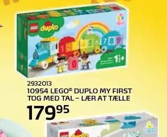 Legekæden Lego DUplo my first tog med tal -lær at tælle tilbud
