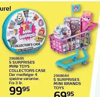5 Surprises mini toys Collectors Case