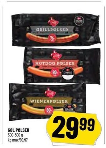 Løvbjerg Gøl pølser tilbud