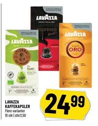 Løvbjerg Lavazza kaffekapsler tilbud