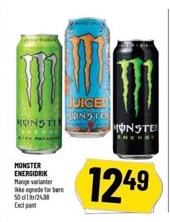 Løvbjerg Monster energidrik tilbud