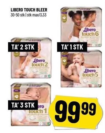 Løvbjerg Libero touch bleer tilbud
