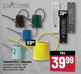 Thermometer el. vandkande