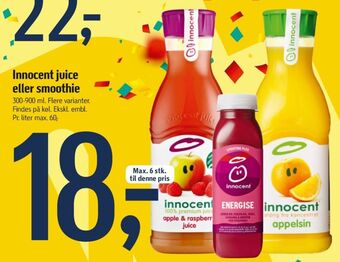 Føtex Innocent juice tilbud
