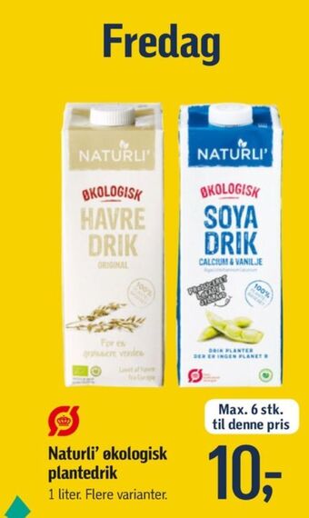 Føtex Naturli' havredrik tilbud