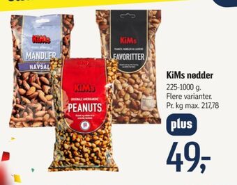 Føtex Kims peanuts tilbud