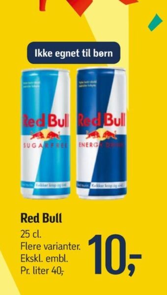 Føtex Red bull energidrik tilbud