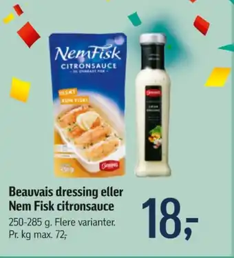 Føtex Beauvais sauce flydende tilbud