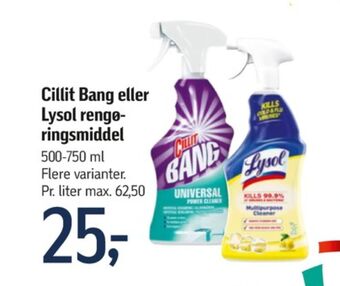 Føtex Cillit bang rengøring - universal tilbud