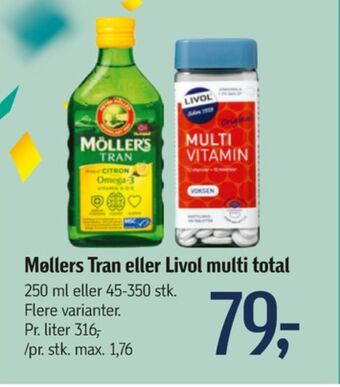 Føtex Livol multi vitaminer tilbud