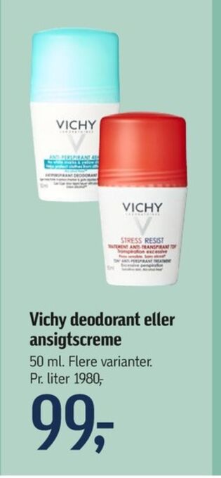 Føtex Vichy deo roll-on tilbud