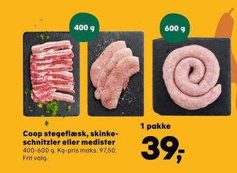 Kvickly Coop flæsk tilbud