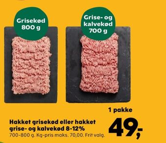 Kvickly Coop hakket grisekød tilbud