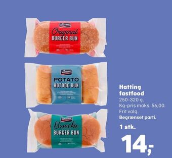 Kvickly Hatting burgerboller tilbud