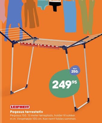 Kvickly Leifheit tørrestativ tilbud