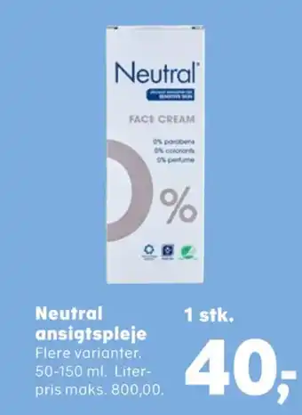 Kvickly Neutral creme tilbud