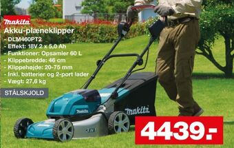 Bauhaus Makita plæneklipper tilbud