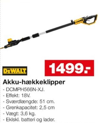 Bauhaus Dewalt hækkeklipper tilbud