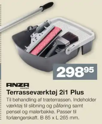 Bauhaus Anza terrassetrimmer tilbud