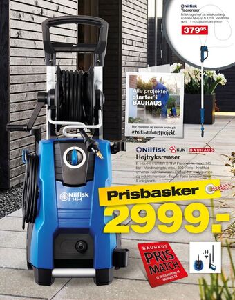 Bauhaus Nilfisk højtryksrenser tilbud