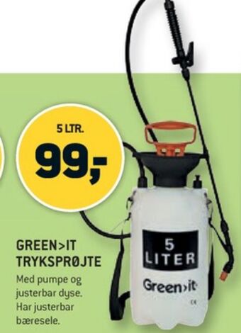 XL-BYG Green it tryksprøjte tilbud