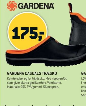 XL-BYG Gardena træsko tilbud