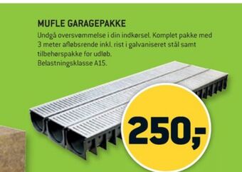 Mufle afvandingsdræn