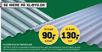 XL-BYG Plastmo trapezplader tilbud