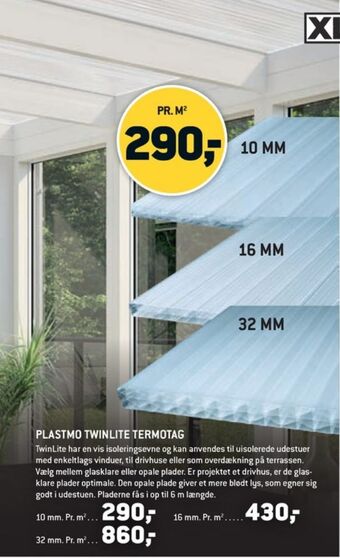 XL-BYG Plastmo termotag tilbud