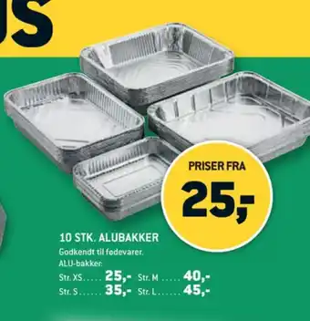 XL-BYG Grillgrill alubakker tilbud