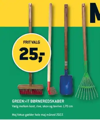 XL-BYG Green it børnehaveredskaber tilbud